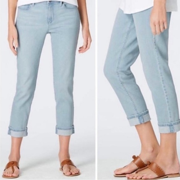 J. Jill Authentic Fit Cropped Jeans Size 10 Petite - Picture 1 of 6